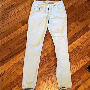 Mint Green Old Navy Rockstar super skinny jeans